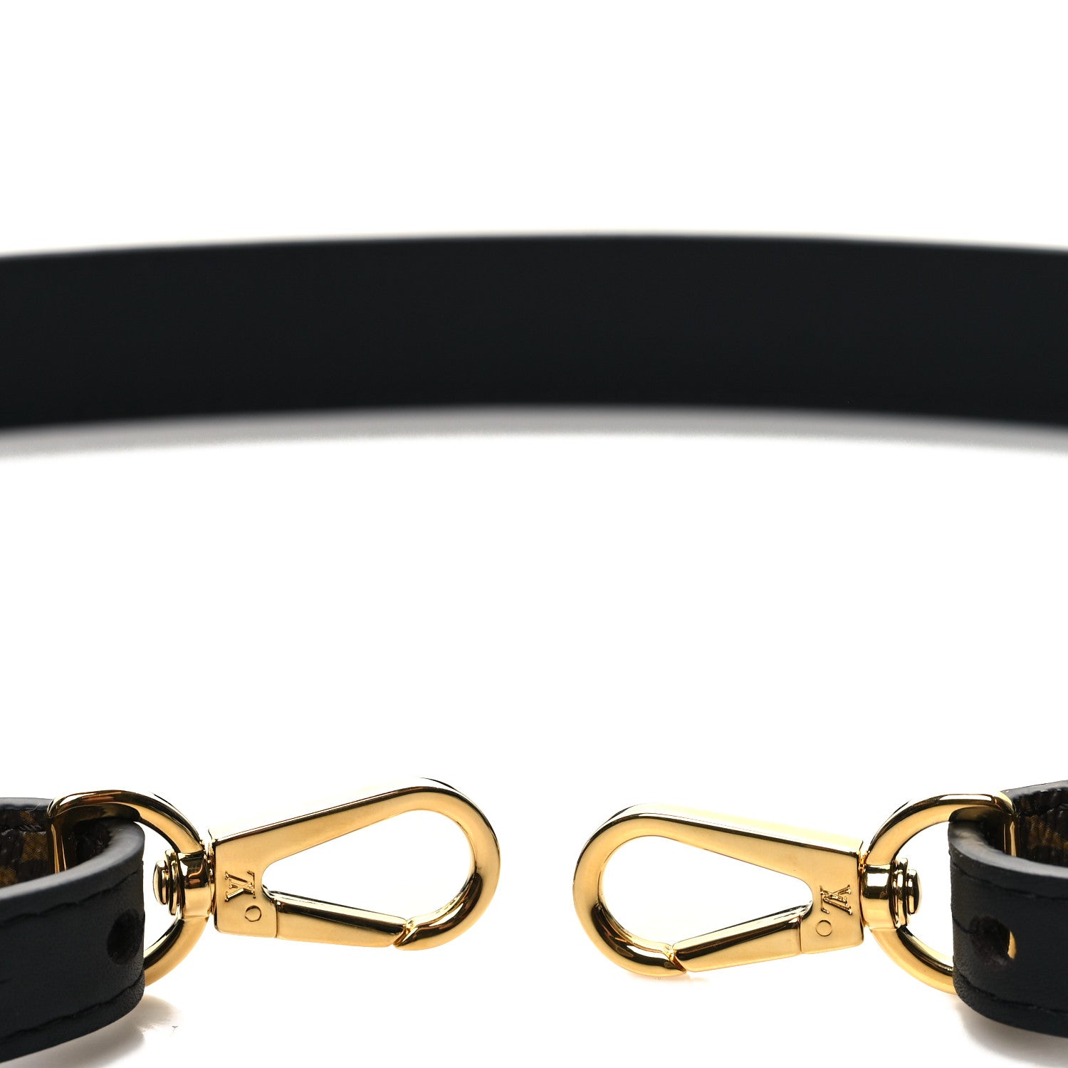 Louis Vuitton Monogram Bandouliere Shoulder Strap Black 3 of 5