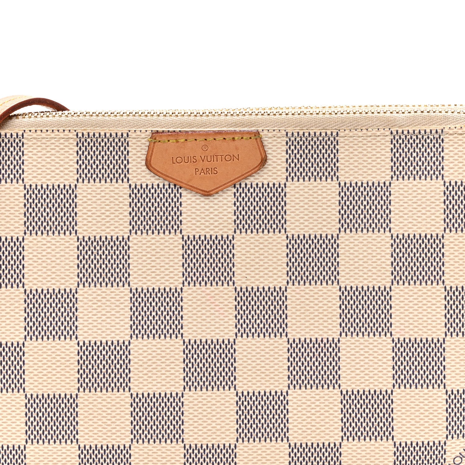 Louis Vuitton Damier Azur Double Zip Pochette 9 of 12
