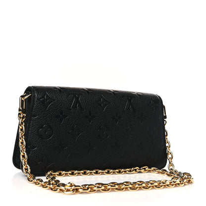 Louis Vuitton Empreinte Metis Wallet On Chain Black 3 of 8