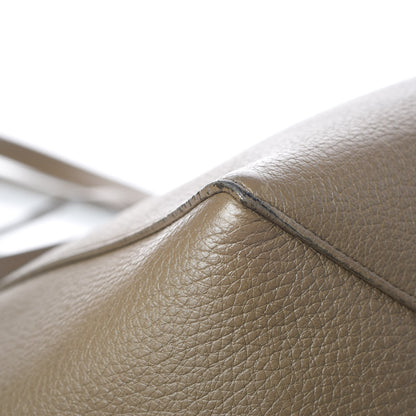 Celine Soft Grained Calfskin Small Belt Cabas Phantom Taupe 16 of 18