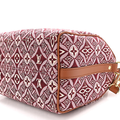 Louis Vuitton Jacquard Since 1854 Speedy Bandouliere 25 Bordeaux 9 of 10