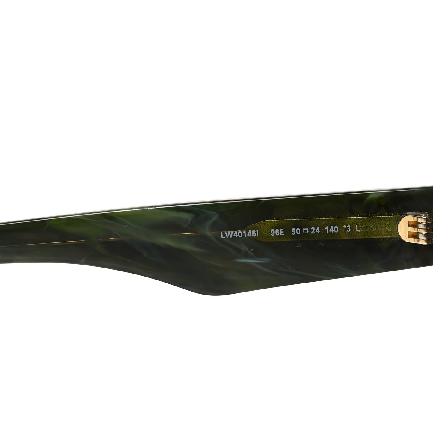 Acetate Oval Anagram Sunglasses LW40146I Green