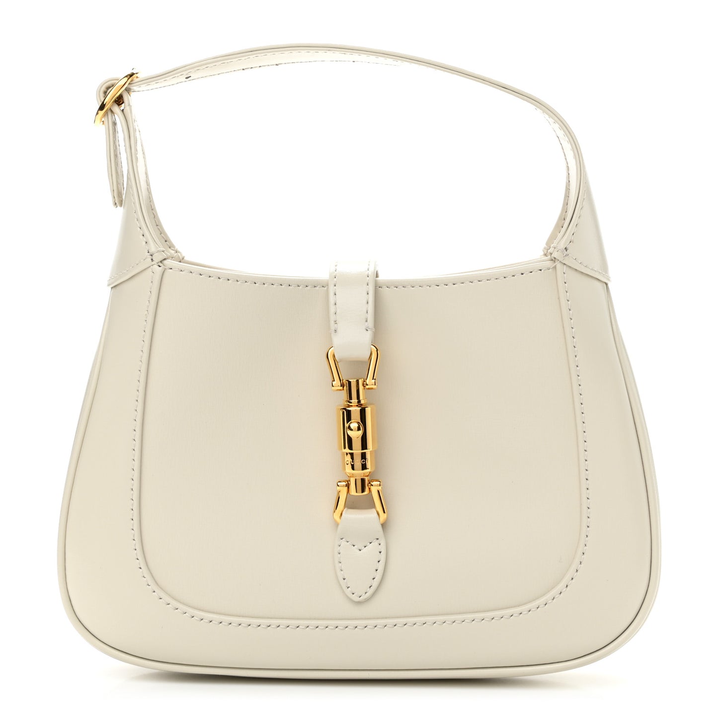 Boarded Dyana Lux Calfskin Mini Jackie 1961 Hobo Mystic White