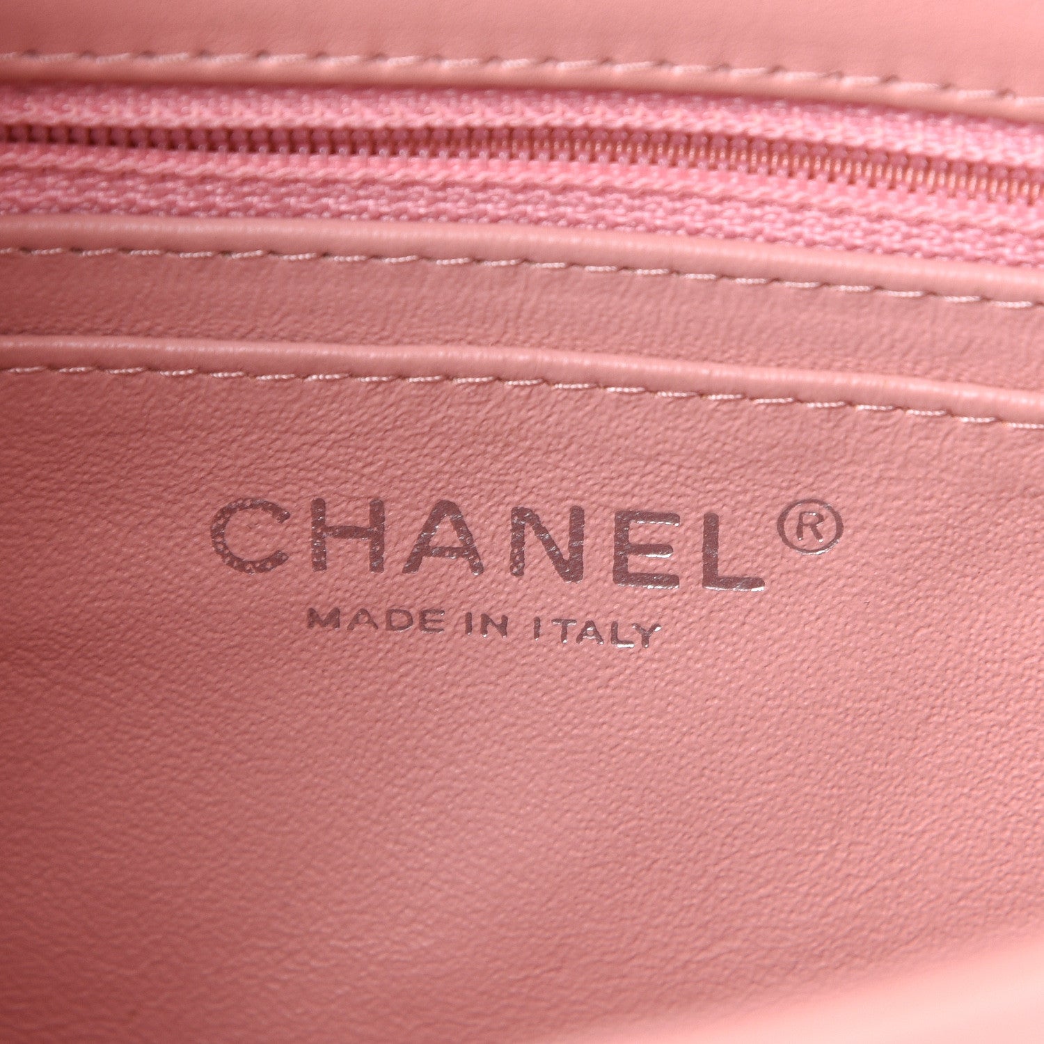 Chanel Patent Calfskin Quilted Mini Rectangular Flap Light Pink 5 of 11
