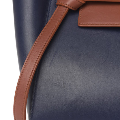 Celine Smooth Calfskin Large Bi-Color Belt Bag Midnight 9 of 16