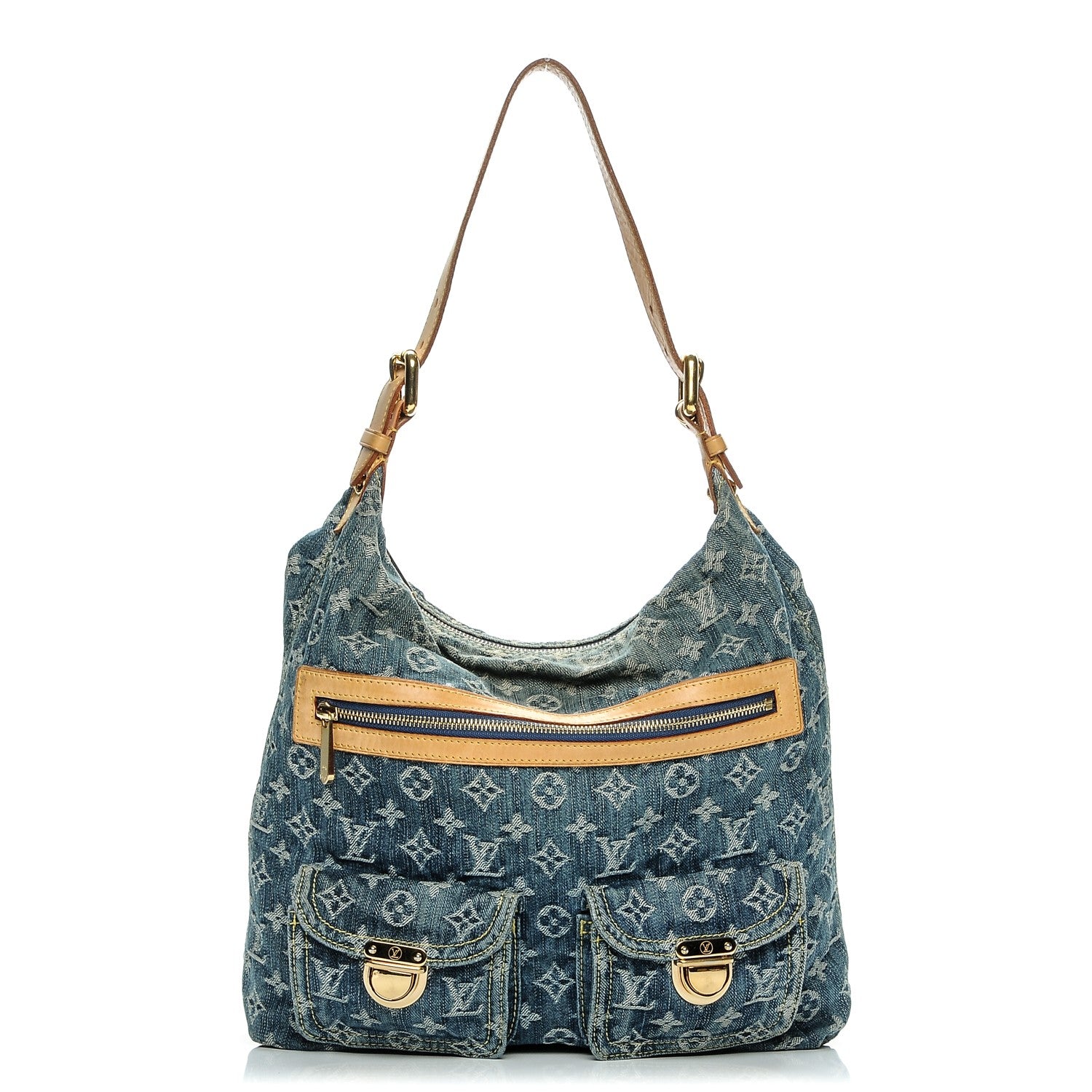Louis Vuitton Denim Baggy GM Blue 1 of 6