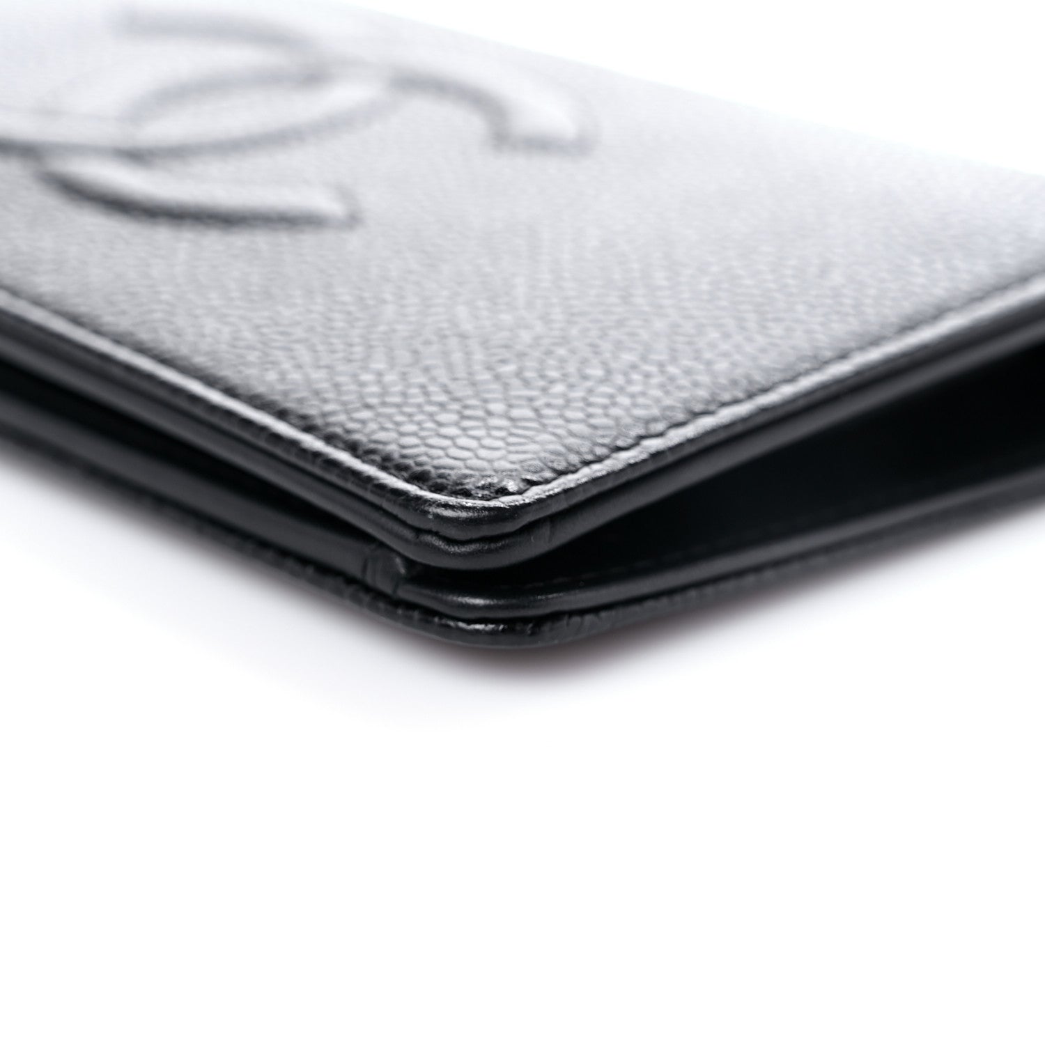 Chanel Caviar Timeless CC Yen Wallet Black 10 of 13