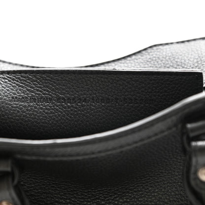 Balenciaga Grained Calfskin Neo Classic Black Hardware Mini City Black 7 of 11