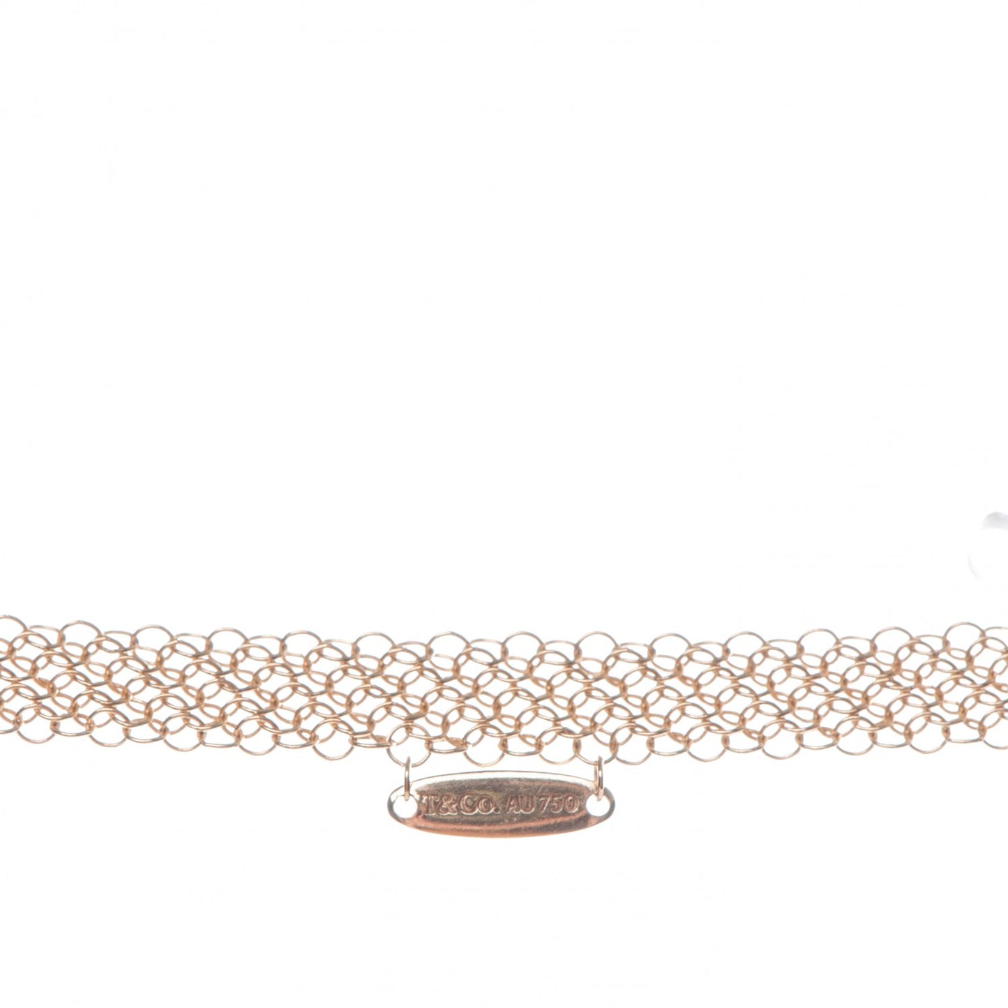 18K Yellow Gold Jade Open Heart Elsa Peretti Necklace