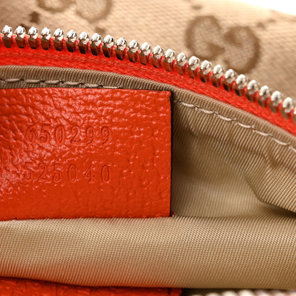 Gucci X THE NORTH FACE Monogram Textured Dollar Calfskin Embroidered Belt Bag Beige Ebony Mystic White Deep Orange 8 of 11