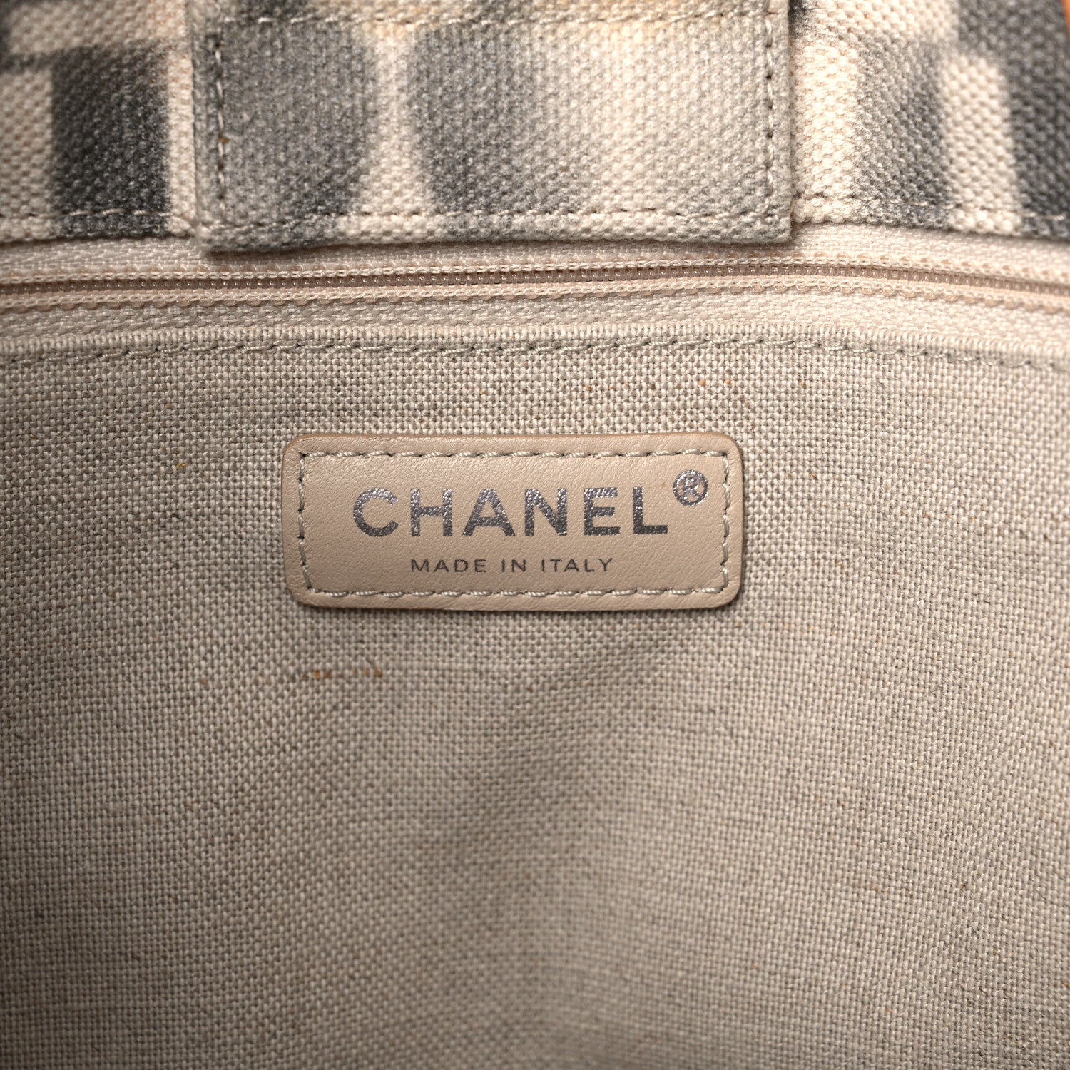 Chanel Canvas Large Iliad Shopping Tote Beige 5 of 15