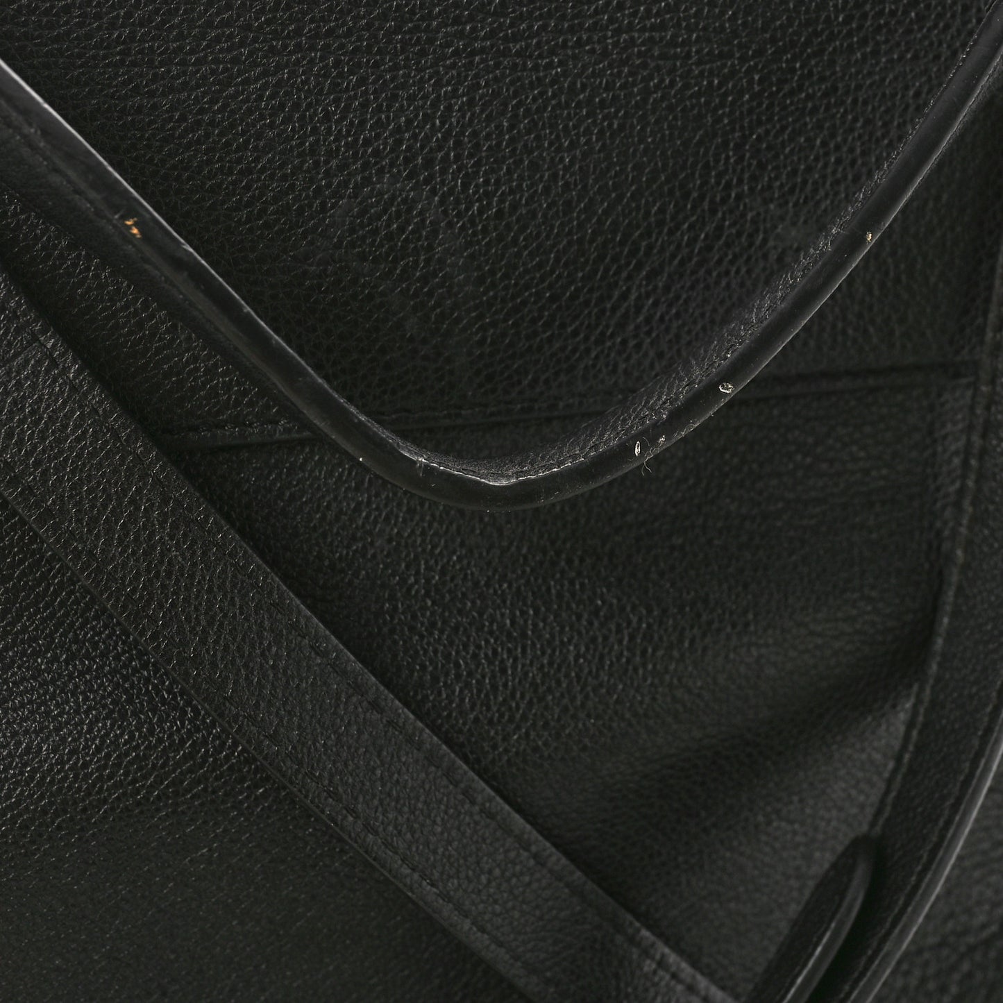 Soft Calfskin Lockme II Top Handle Black