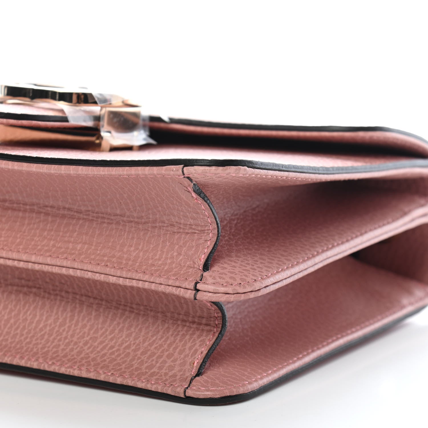 Gucci Dollar Calfskin Small Interlocking G Shoulder Bag Soft Pink 9 of 9