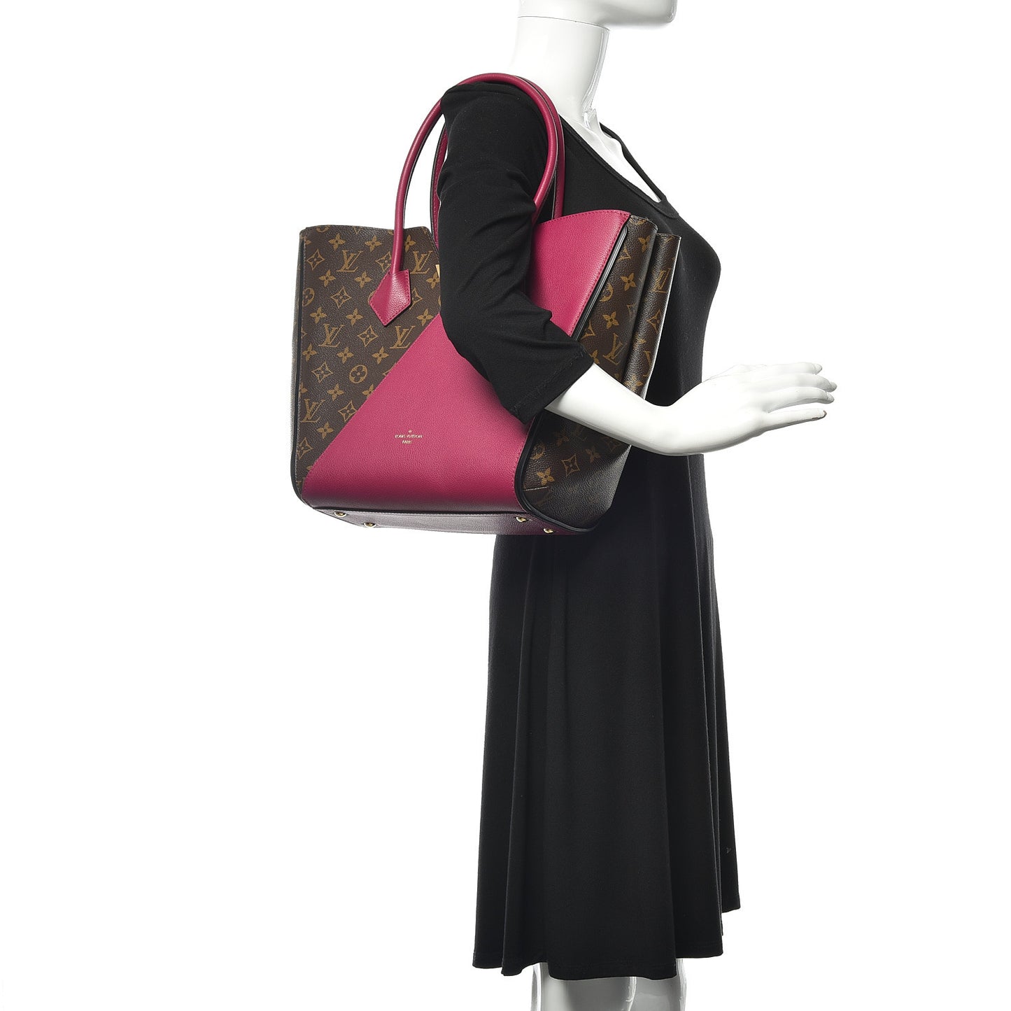 Calfskin Monogram Kimono Tote Grape