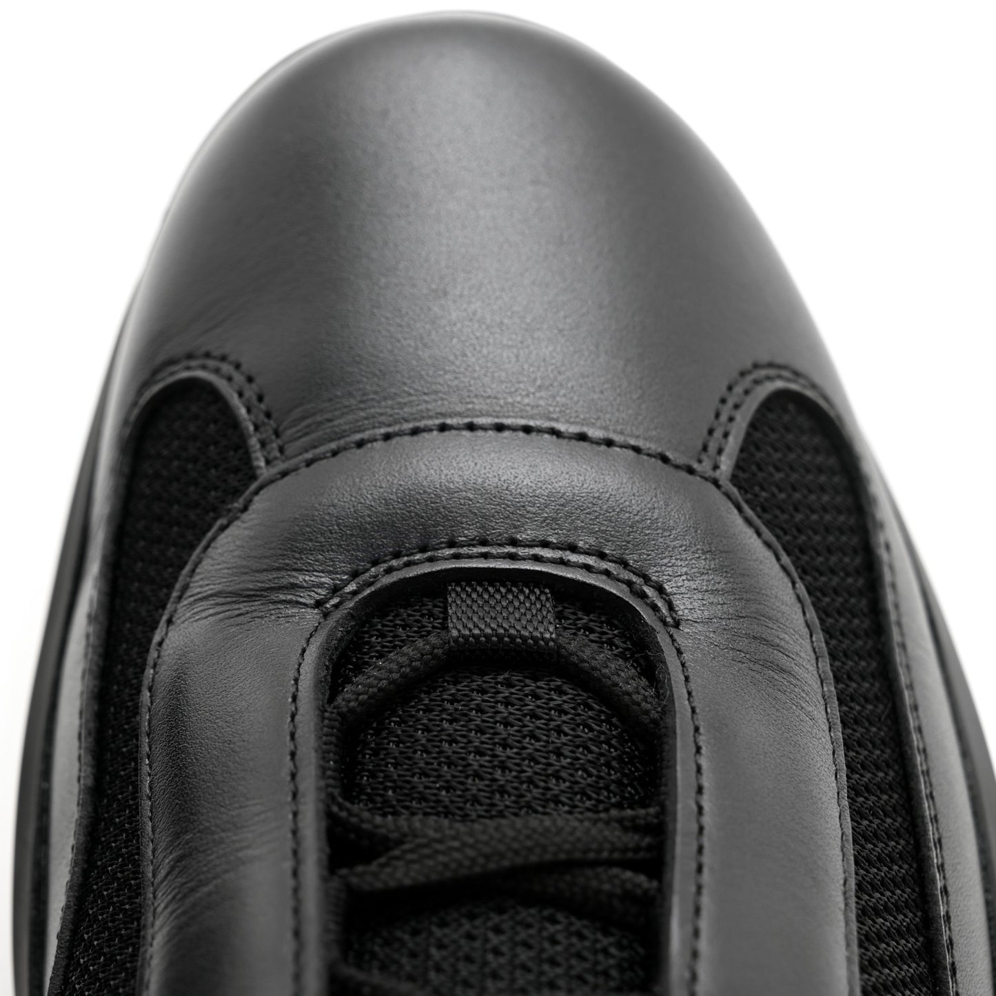 Calfskin Mesh Neoprene America’s Cup Sneakers 9 Black