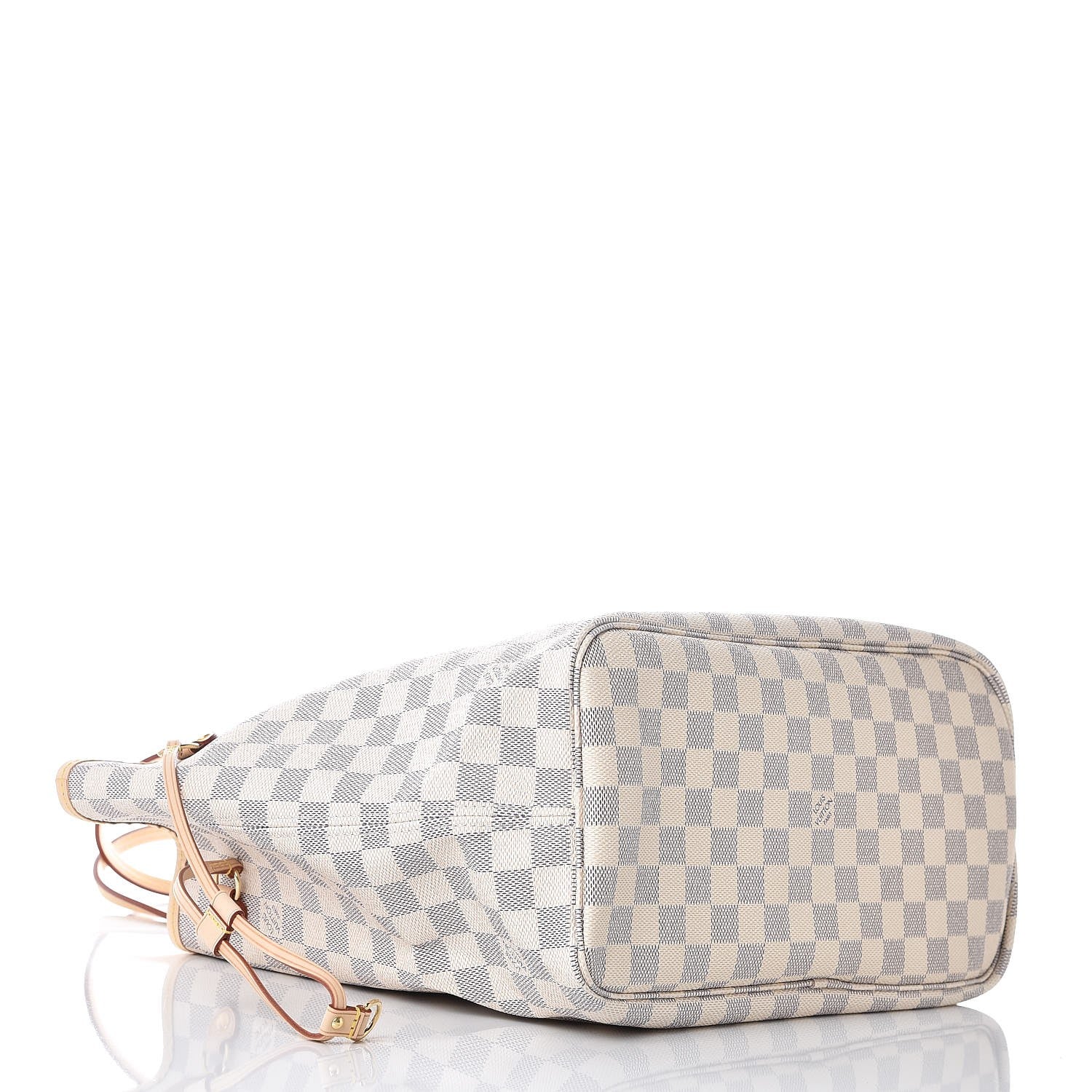 Louis Vuitton Damier Azur Neo Neverfull MM Rose Ballerine 5 of 9