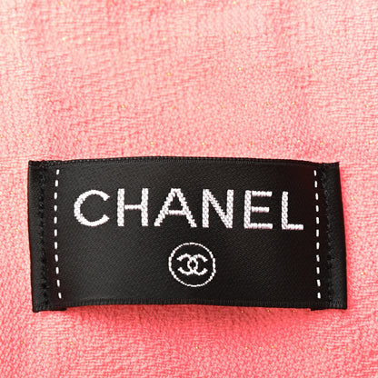 Chanel Terry Cotton CC Beach Tote Towel Set Coral 6 of 13