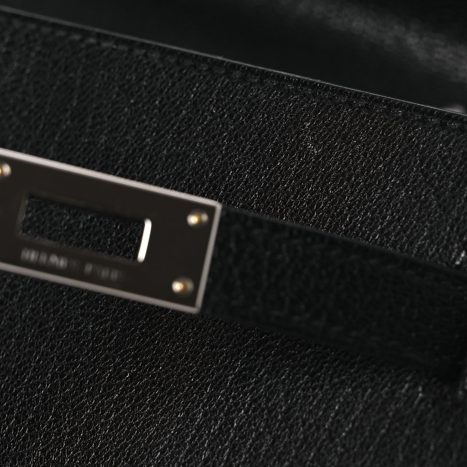 Hermes Chevre Chamkila Kelly Wallet To Go Black 11 of 11