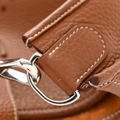 Hermes Taurillon Clemence Evelyne III PM Gold 12 of 12