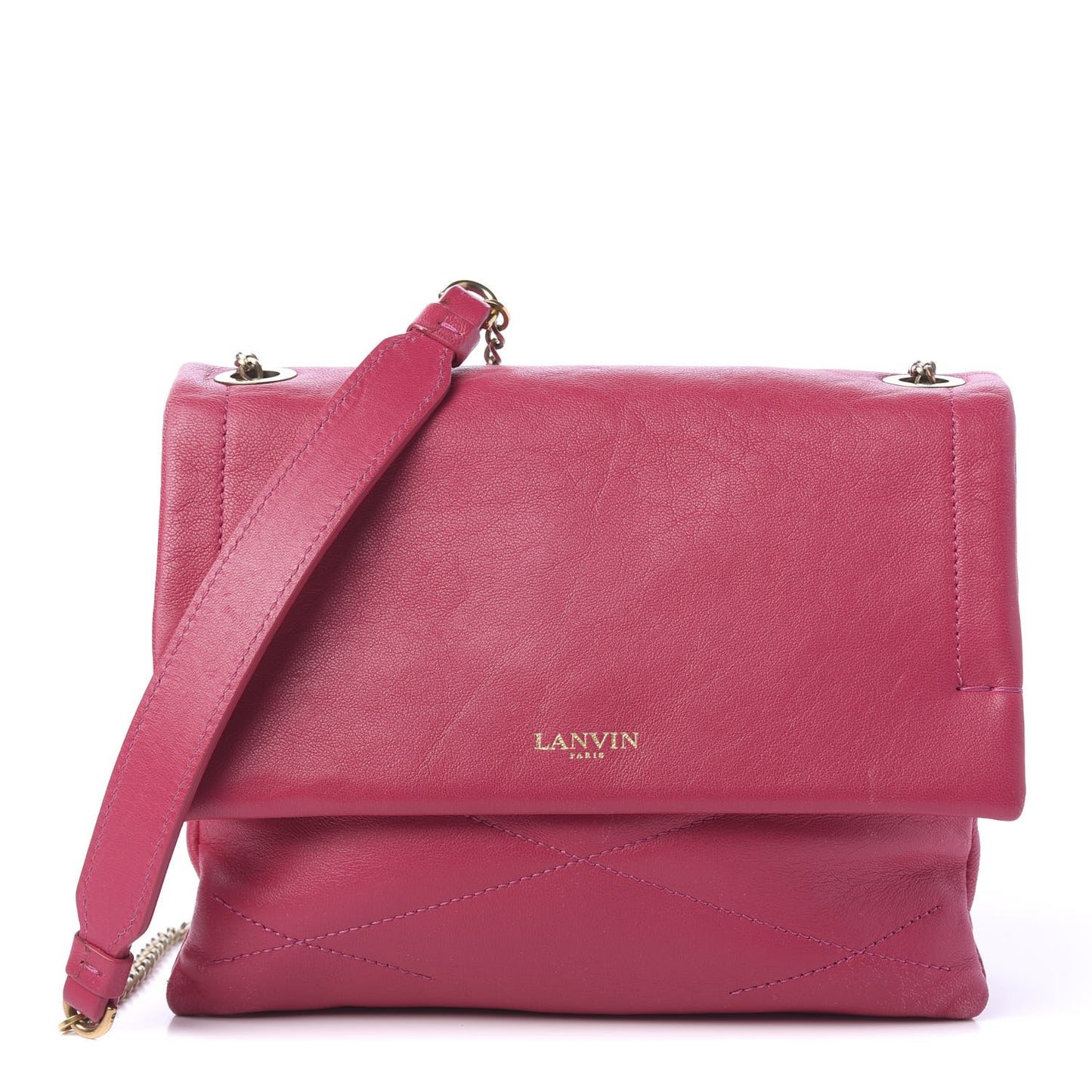 Lambskin Mini Sugar Flap Shoulder Bag Pink