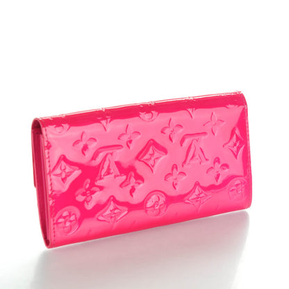 Louis Vuitton Vernis Sarah Wallet Rose Pop 3 of 9