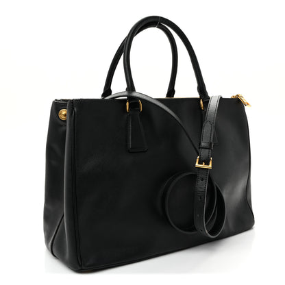 Prada Saffiano Lux Medium Galleria Double Zip Tote Black 3 of 11