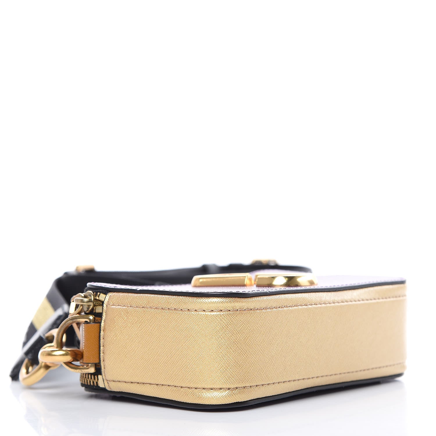 Marc Jacobs Saffino Small Snapshot Camera Bag Purple Gold 4 of 10