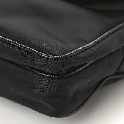 Prada Re-Nylon Saffiano Pocket Single Snap Buckle Shoulder Bag Black 8 of 8