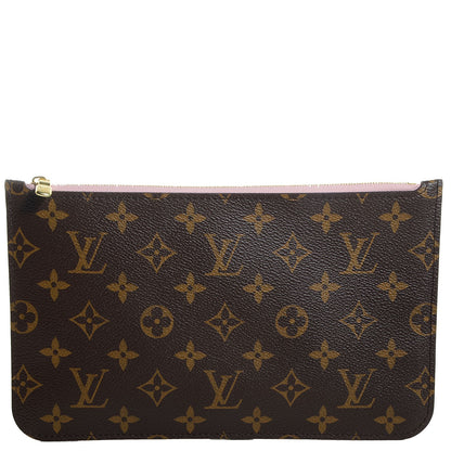 Louis Vuitton Monogram Neverfull MM GM Pochette Rose Ballerine 1 of 9