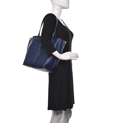 Chloe Smooth Calfskin Medium Vick Tote Captive Blue 2 of 14
