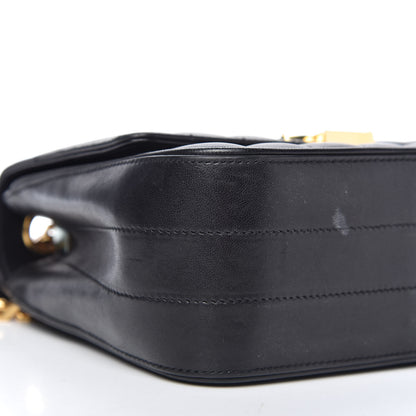 Saint Laurent Lambskin Matelasse Monogram Medium Vicky Chain Bag Black 6 of 10