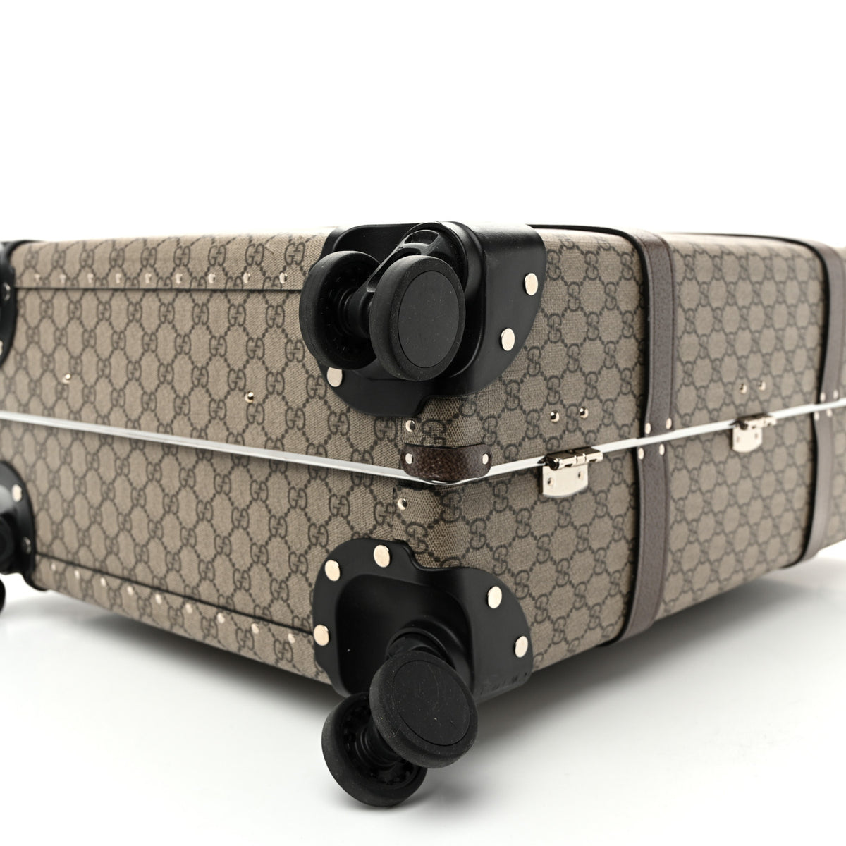 Gucci Supreme Monogram Medium Globe-Trotter Suitcase Brown 8 of 16