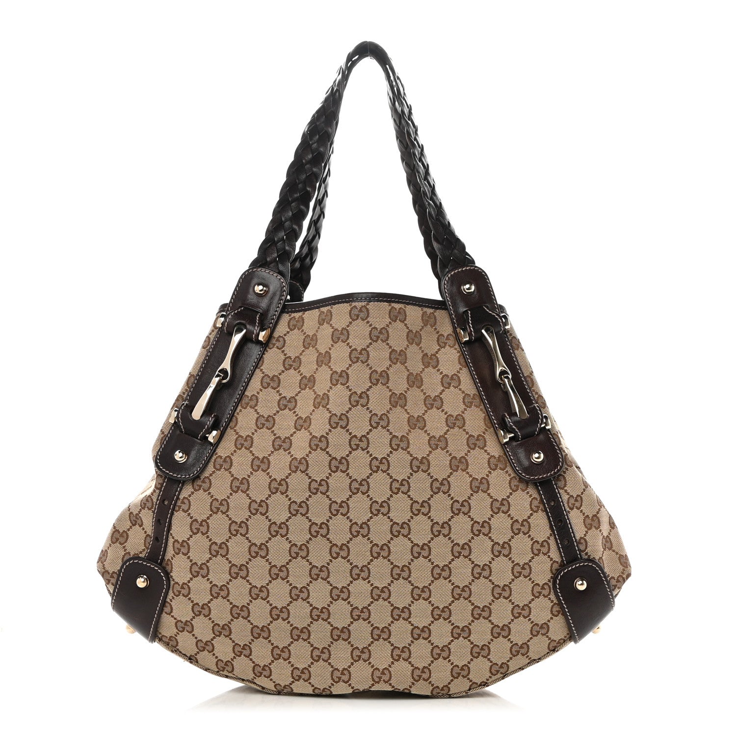 Gucci Monogram Medium Pelham Shoulder Bag Dark Brown 1 of 15