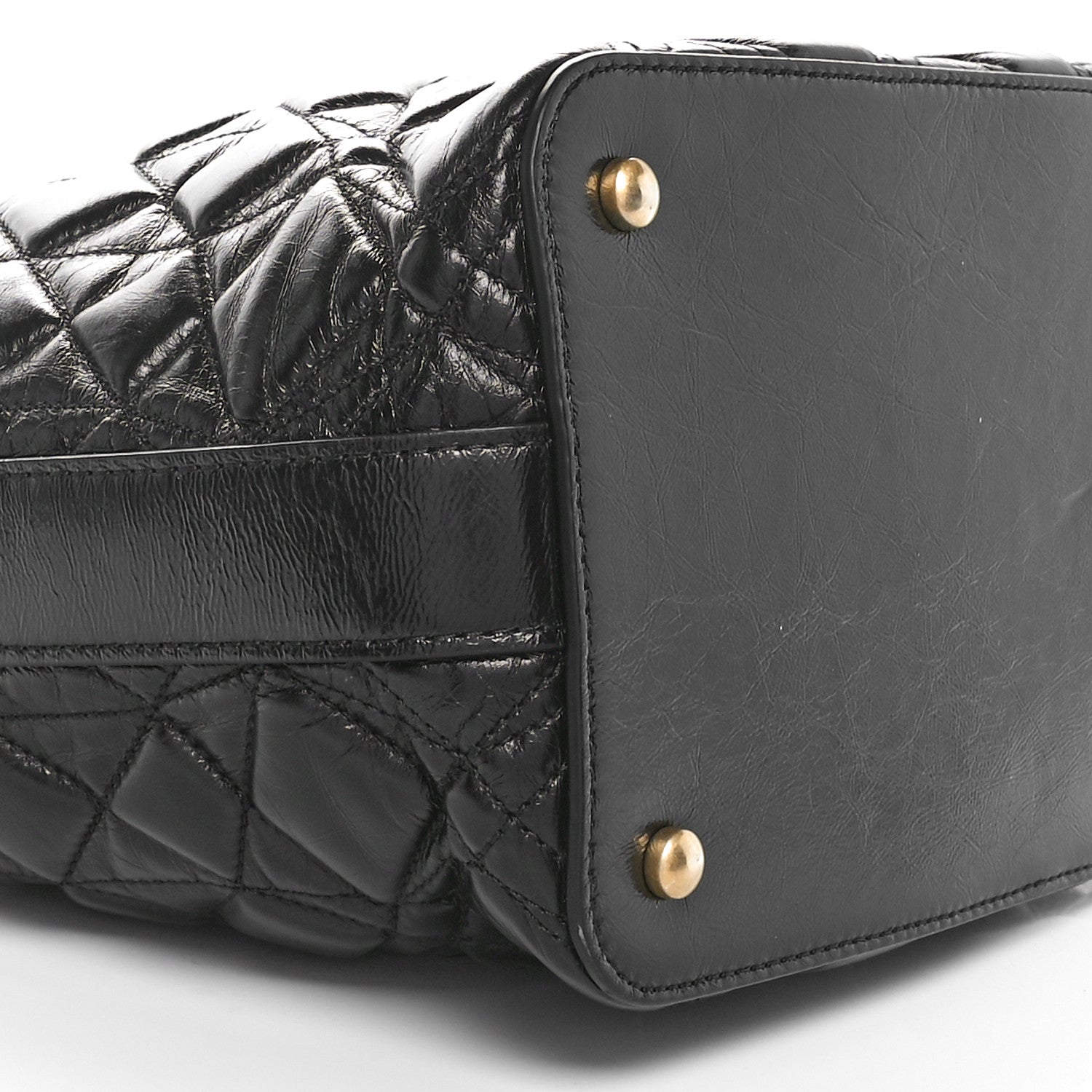 Chanel Glazed Calfskin Quilted State Of The Art Hobo Black 9 of 10