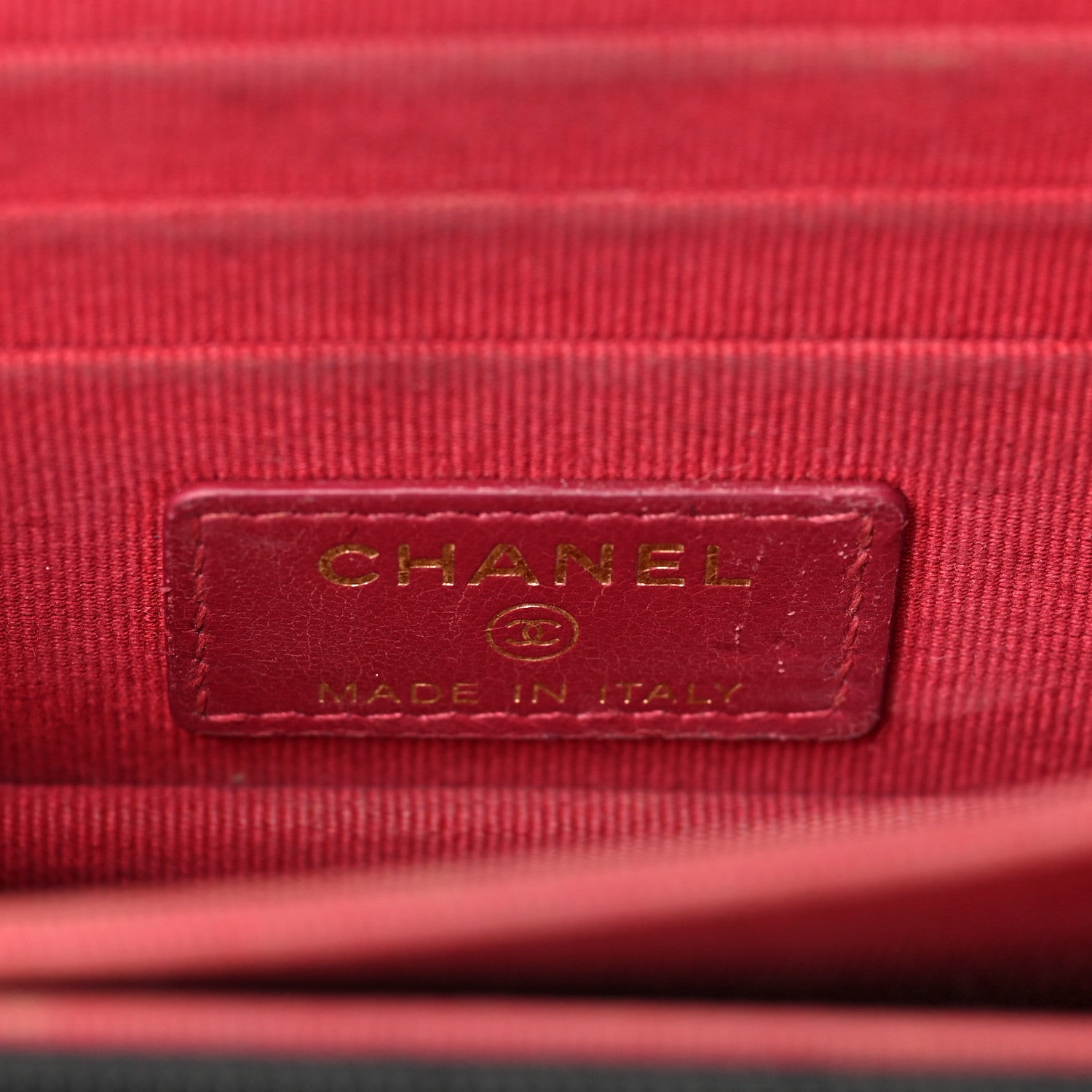 Chanel Lambskin Enamel Quilted Pending CC Clutch With Chain Black 7 of 8