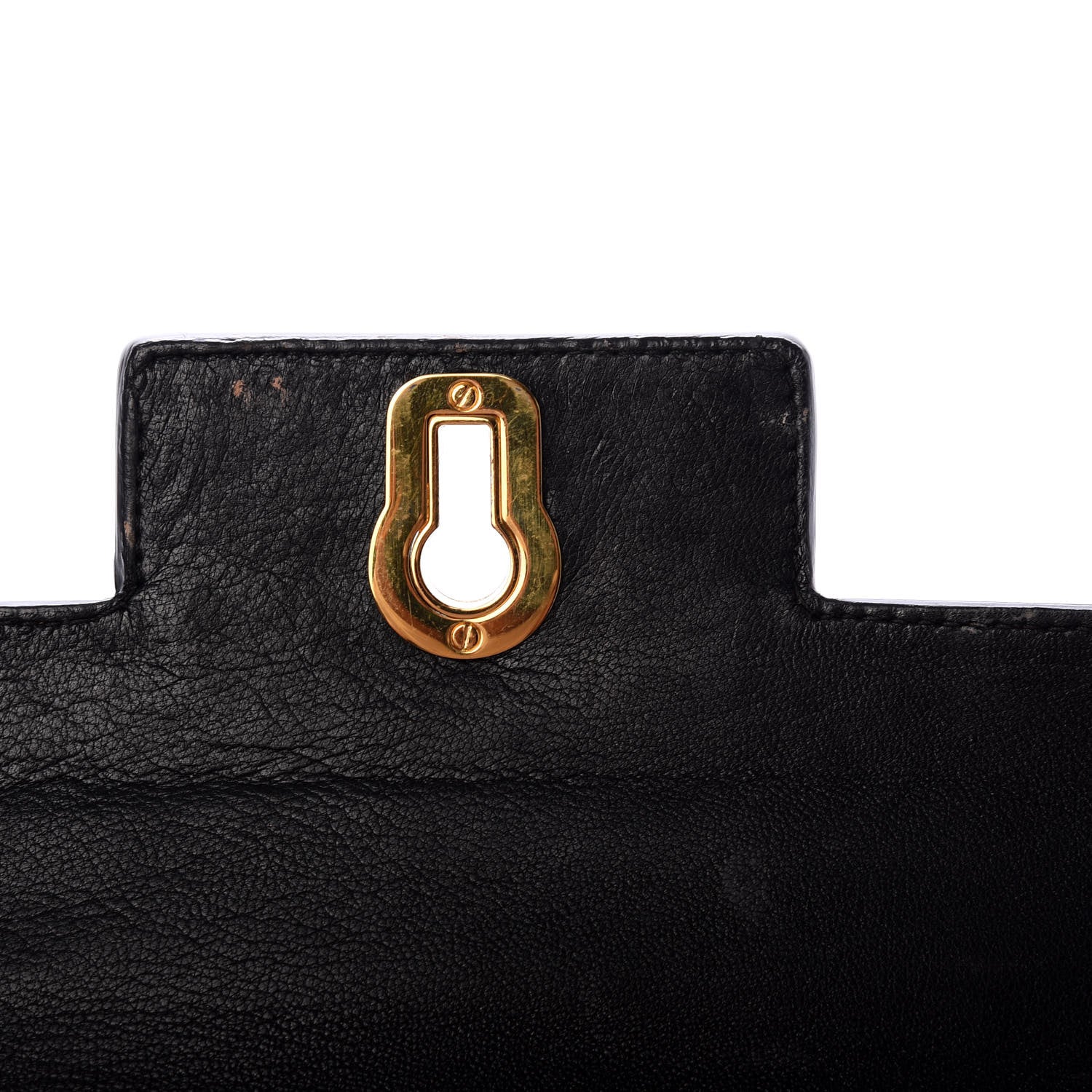 Prada Vernice Saffiano Clutch Black 7 of 7