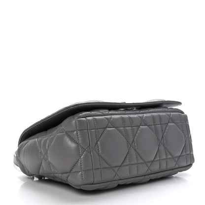 Christian Dior Calfskin Macrocannage Medium Caro Bag Iron Grey 4 of 9
