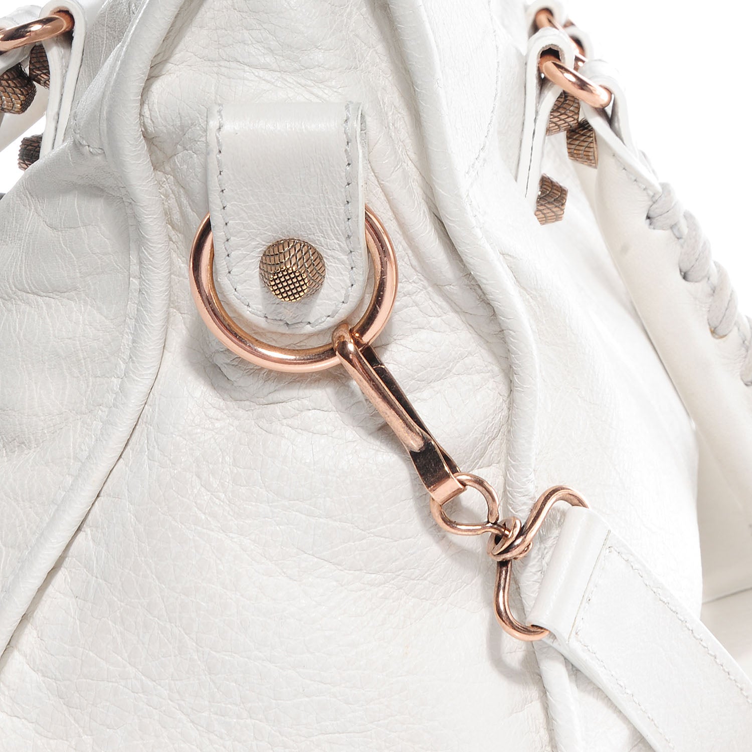 Balenciaga Agneau Giant 12 Rose Gold Hardware City White 12 of 12