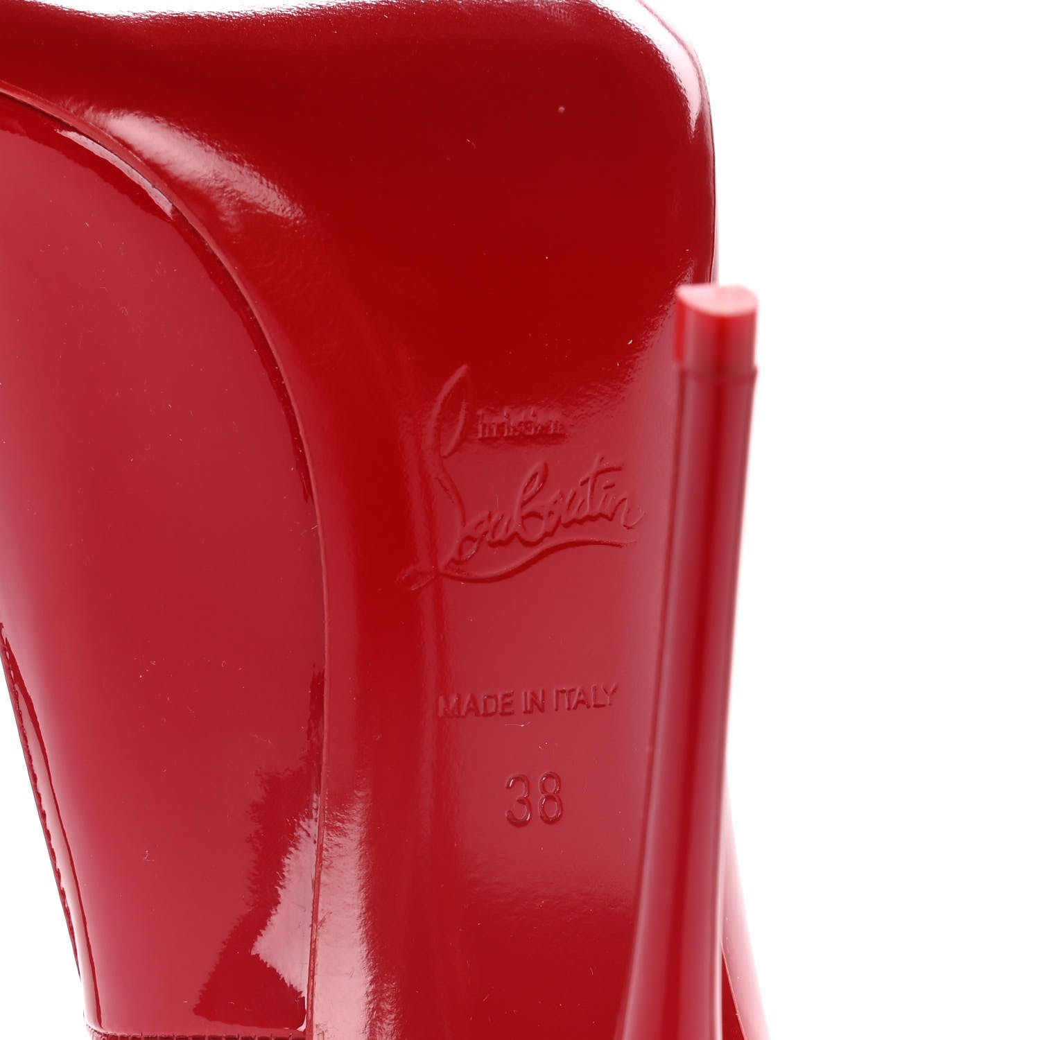 Christian Louboutin Patent So Kate 120 Pumps 38 Red 8 of 13