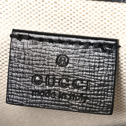 Gucci Azalea Calfskin Web Mini Horsebit 1955 Shoulder Bag Black 6 of 11