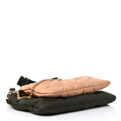 Louis Vuitton Econyl Monogram Pillow Maxi Multi Pochette Accessories Kaki Beige 4 of 13