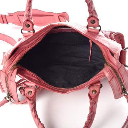 Balenciaga Agneau Classic Hardware Mini City Rose Bombon Raspberry 7 of 26