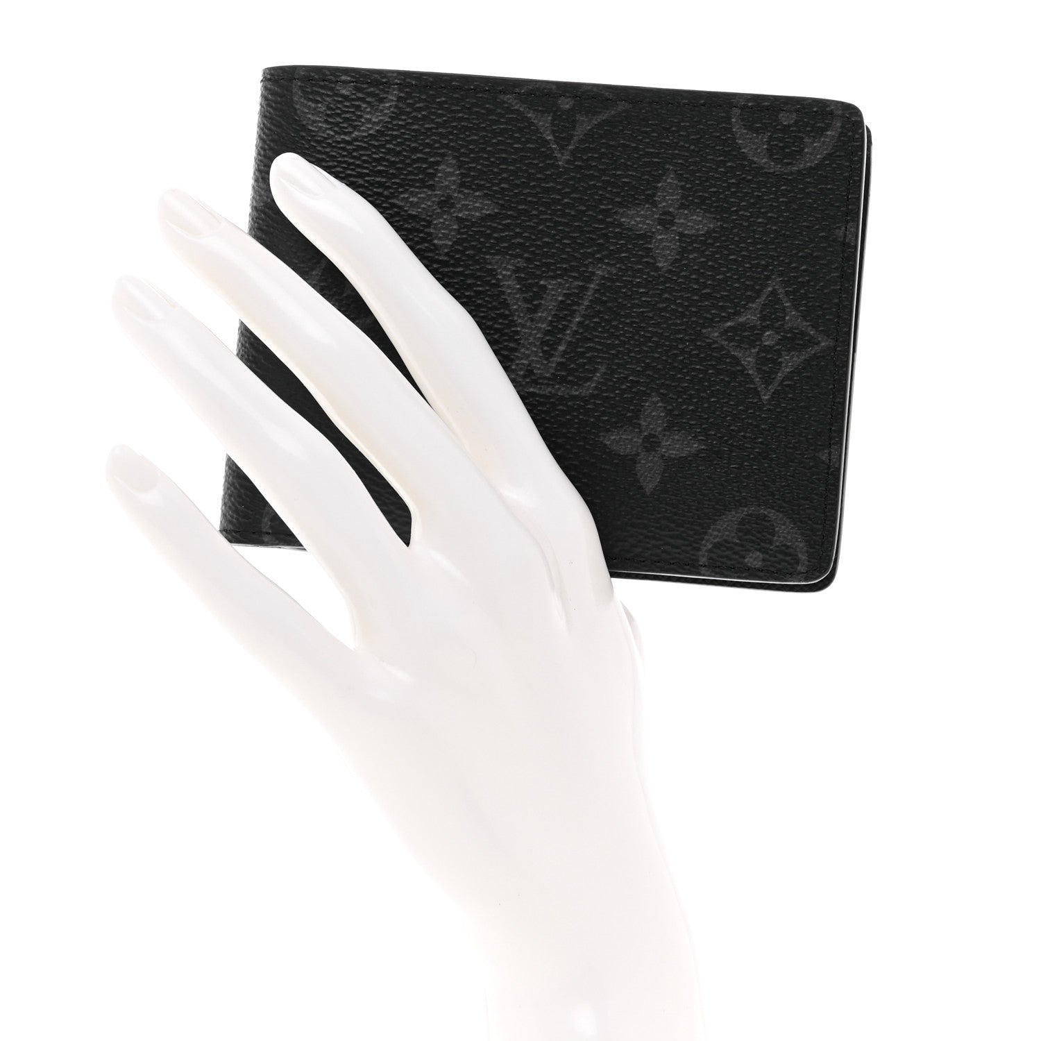 Louis Vuitton Monogram Eclipse Slender Wallet 2 of 7