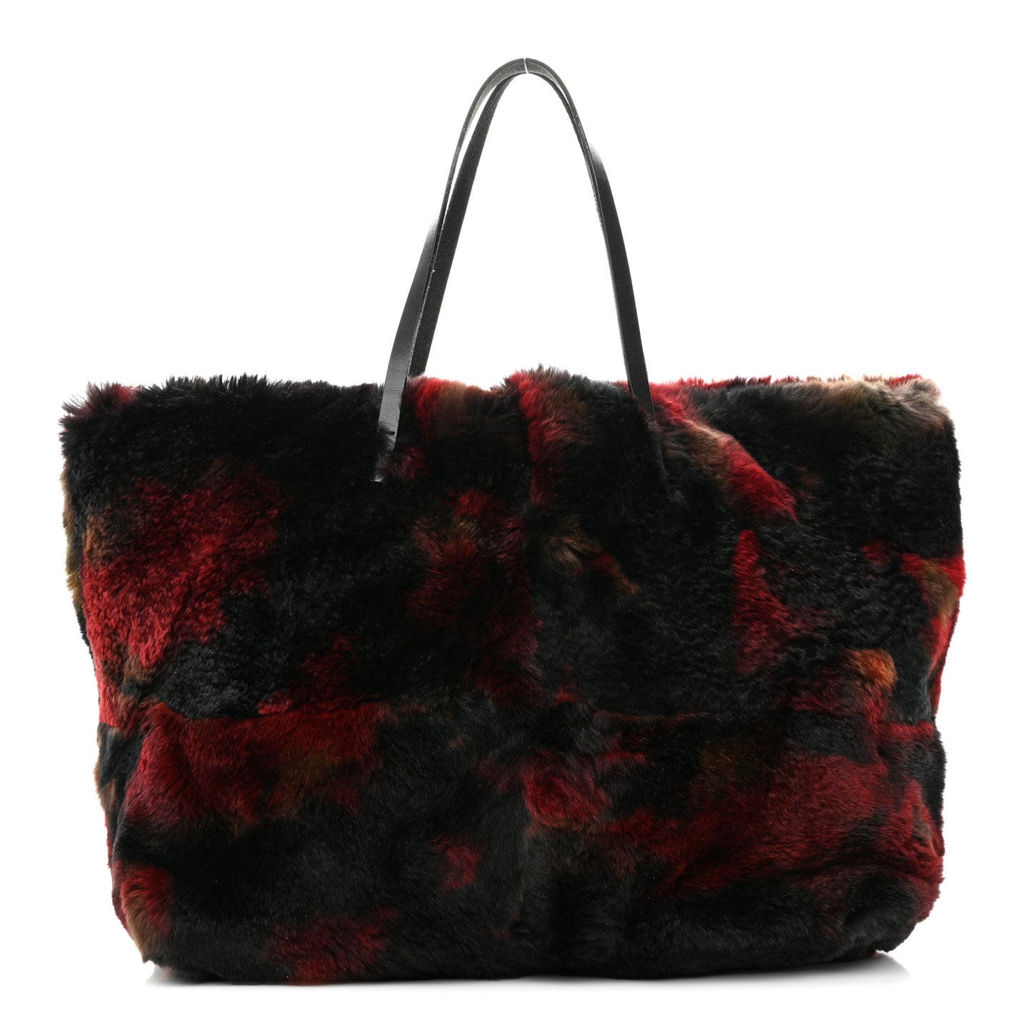 Fur Medium Shopping Tote Multicolor