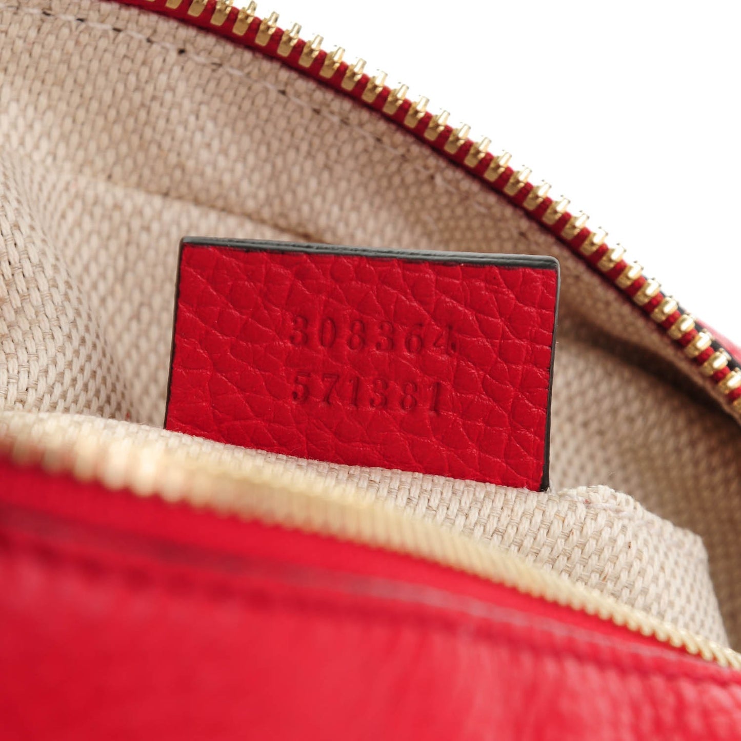 Pebbled Calfskin Small Soho Disco Bag Tabasco Red