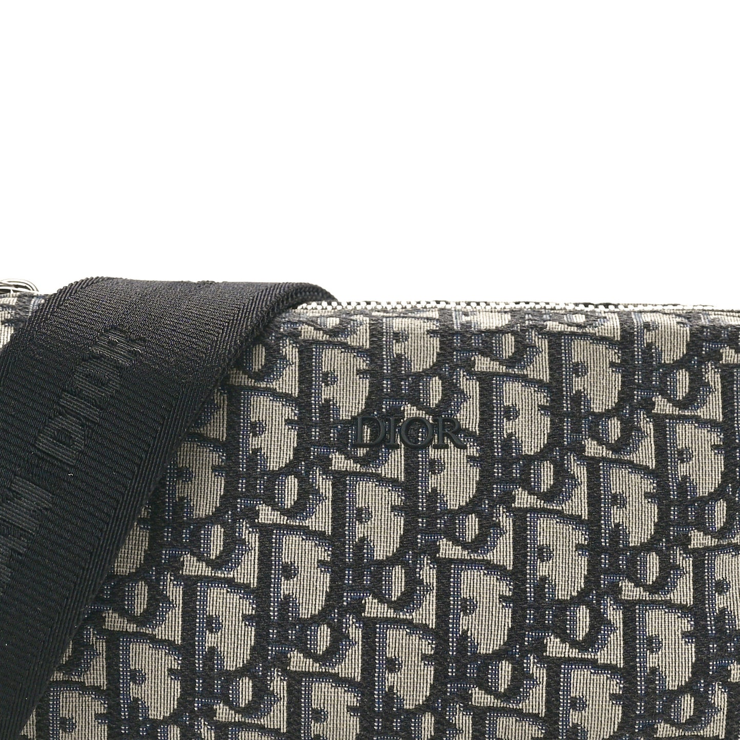 Oblique Roller Messenger Bag Blue