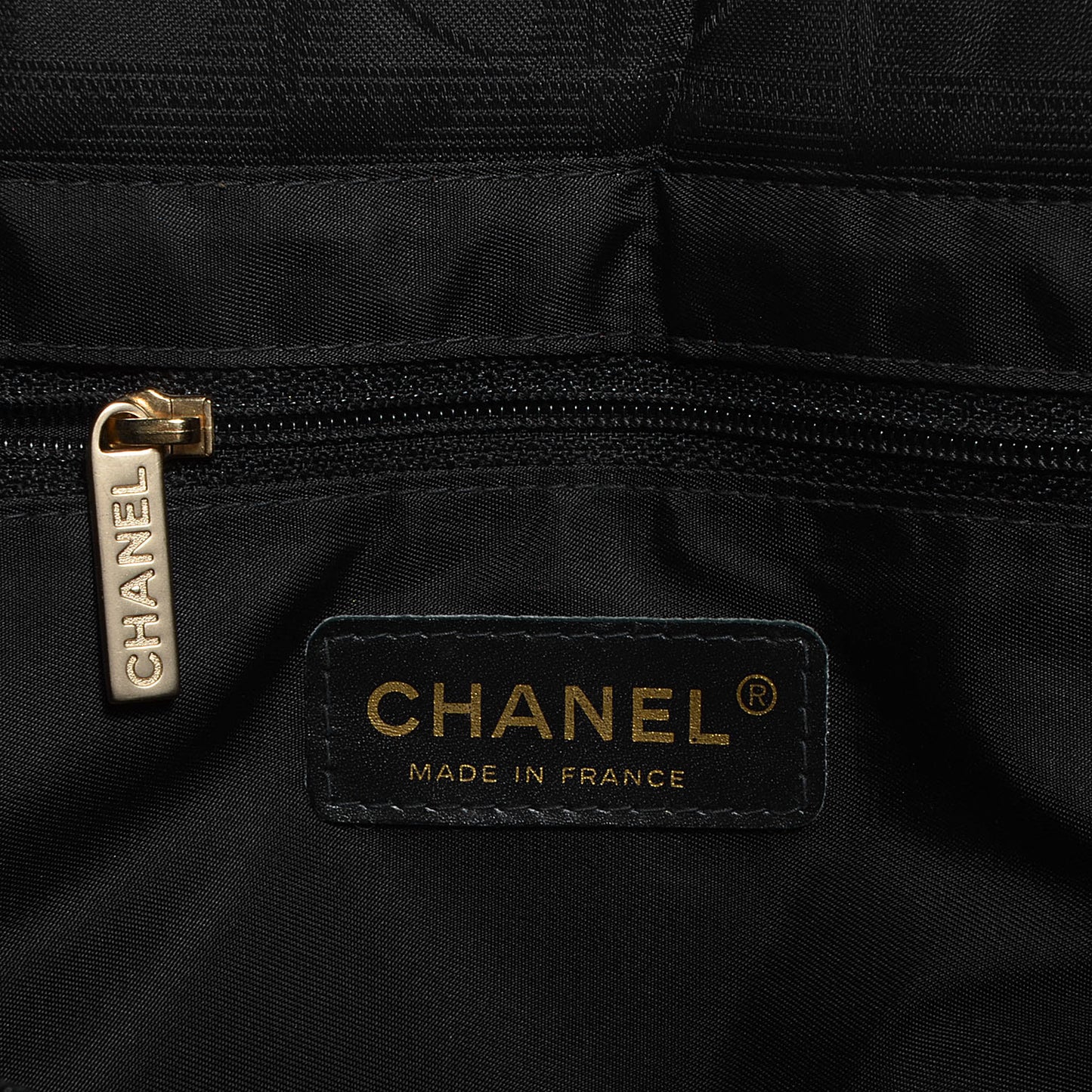 Nylon Large Travel Tote Black