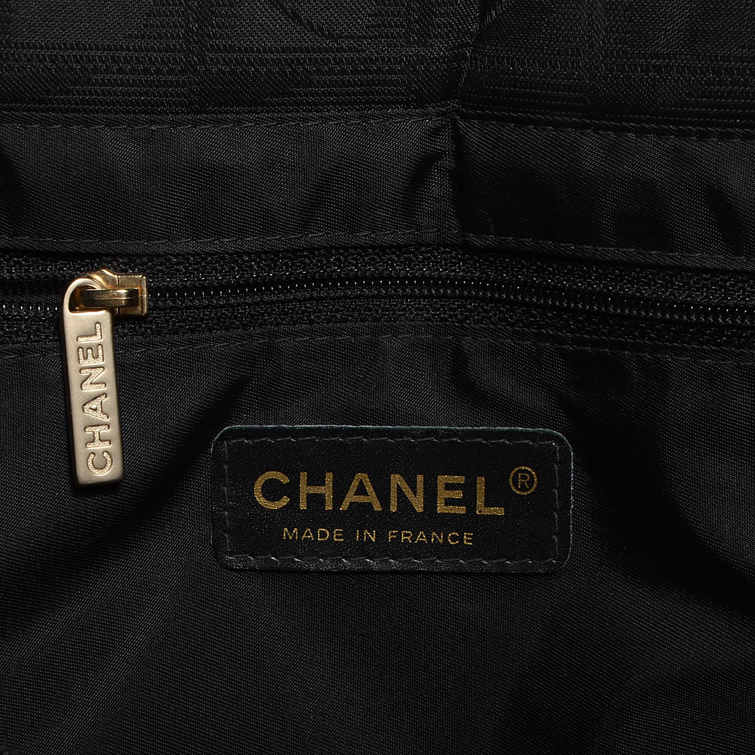 Chanel Nylon Large Travel Tote Black 6 of 8