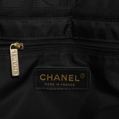 Chanel Nylon Large Travel Tote Black 6 of 8