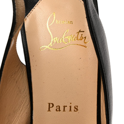 Christian Louboutin Calfskin Miss Benin 160 Pumps 40.5 Black 6 of 8